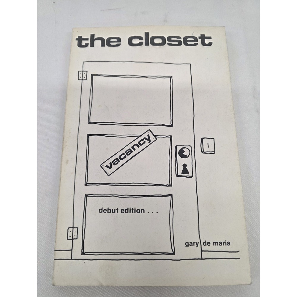 Gary De Maria The Closet 1980 Strawberry Hill Press Paperback First Edition